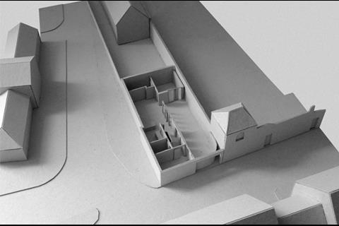 04_Clague Architects_Brenchley Mews_Model Perspective